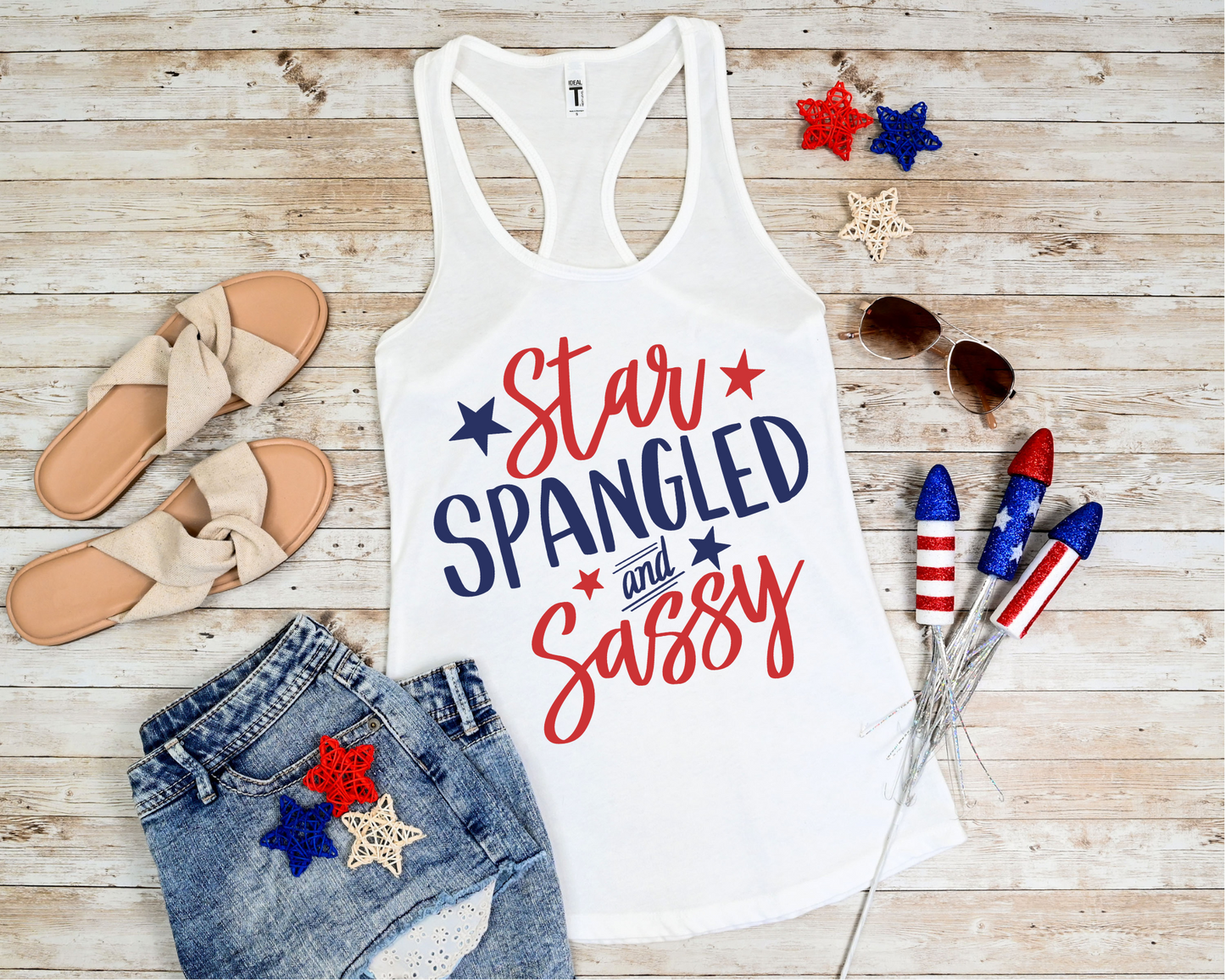 Star Spangled and Sassy Tank