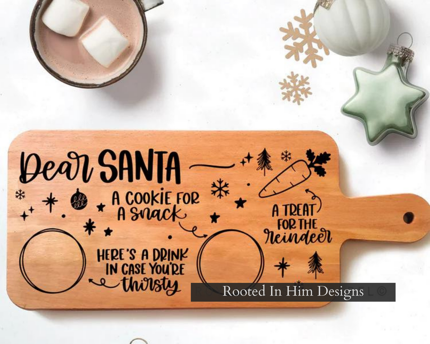 Dear Santa Cutting Board