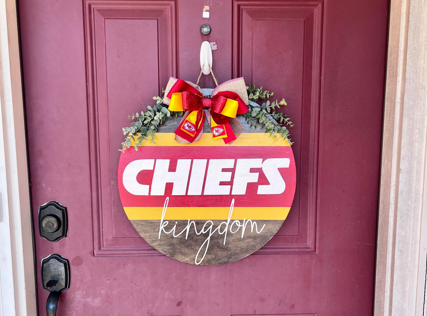 Chiefs Door Hanger