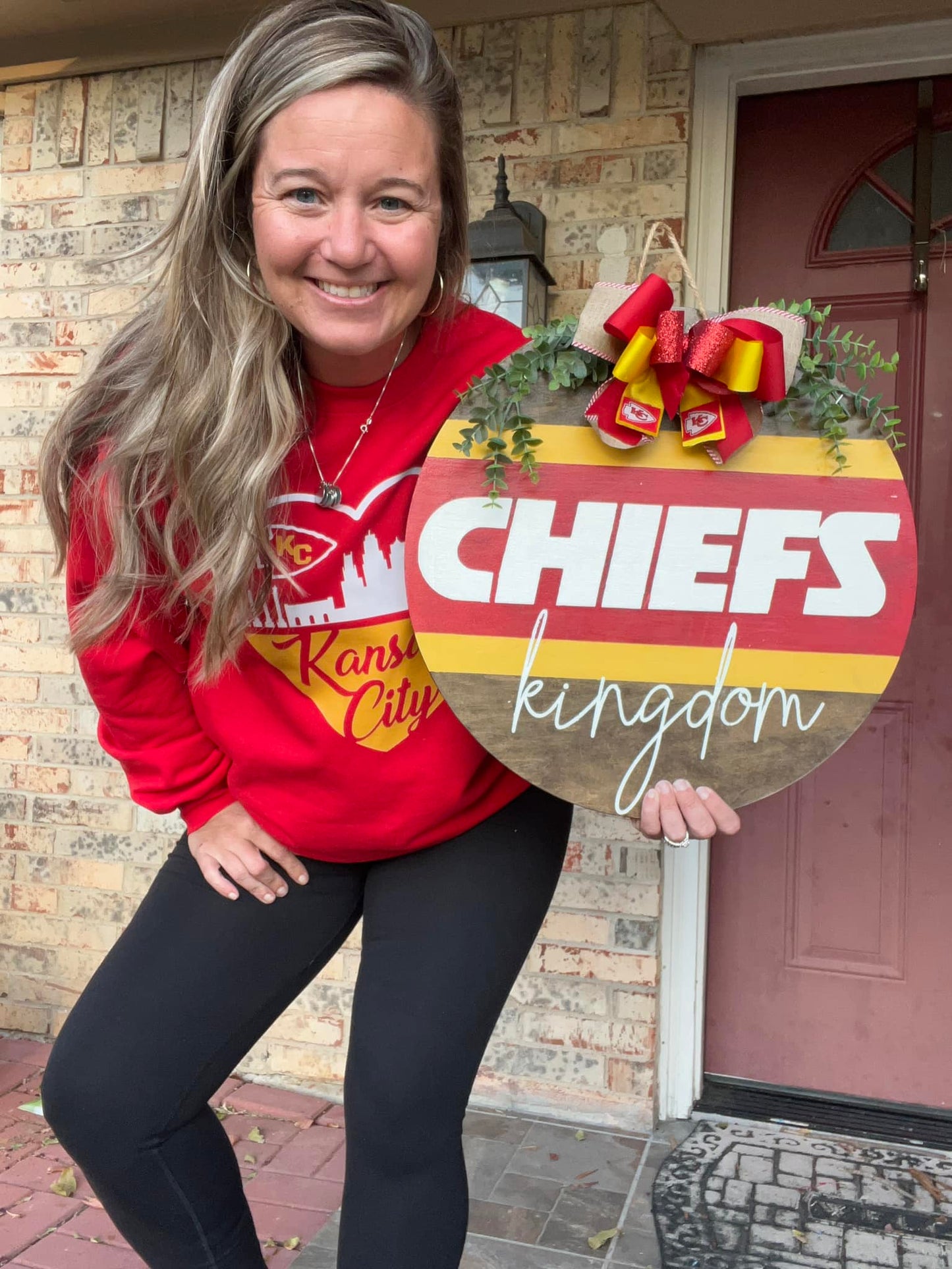 Chiefs Door Hanger