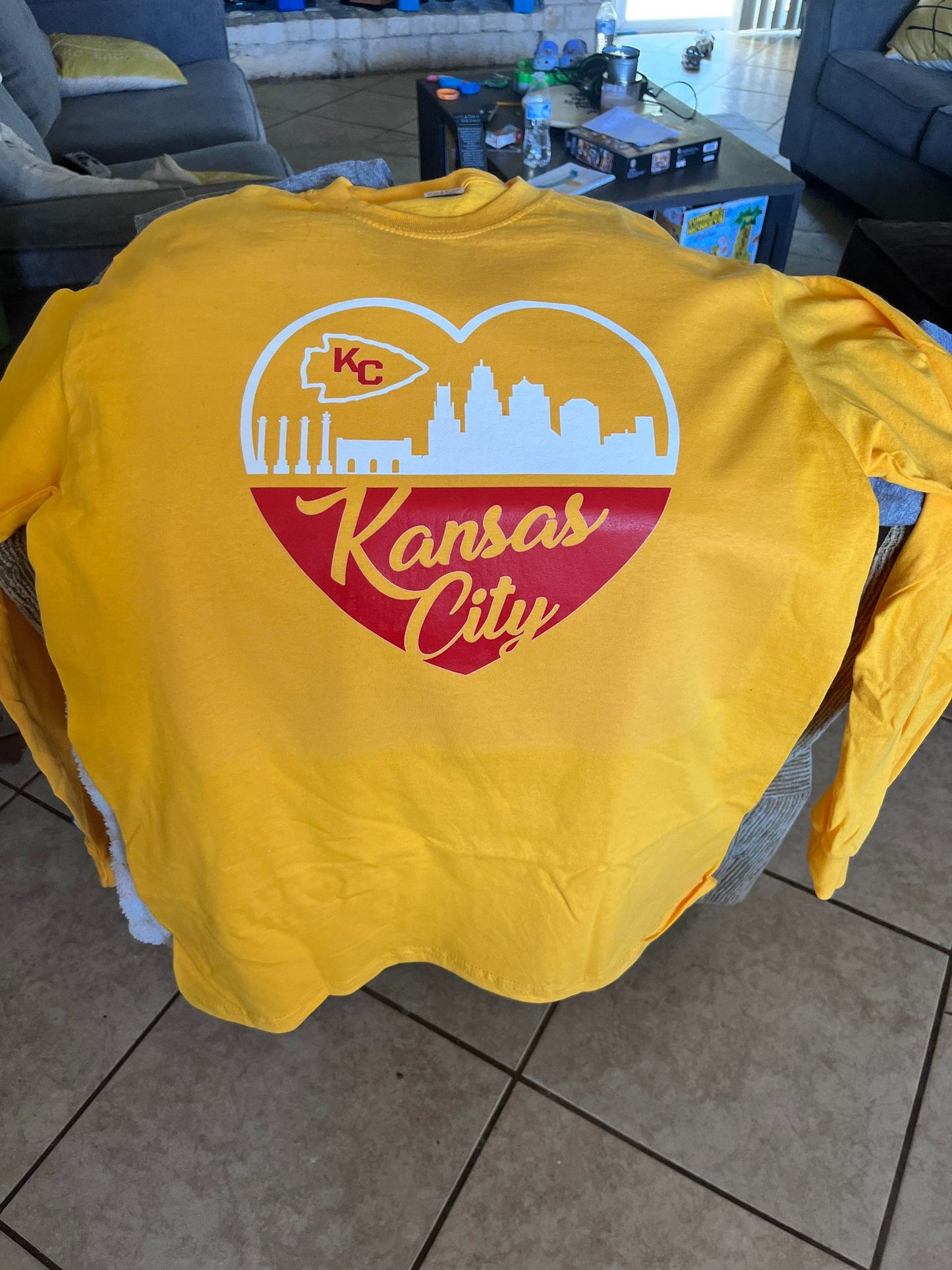 Kansas City Skyline Heart