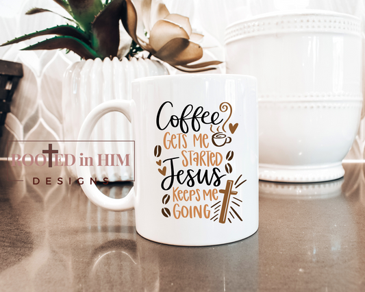 Coffee & Jesus Coffee Mug